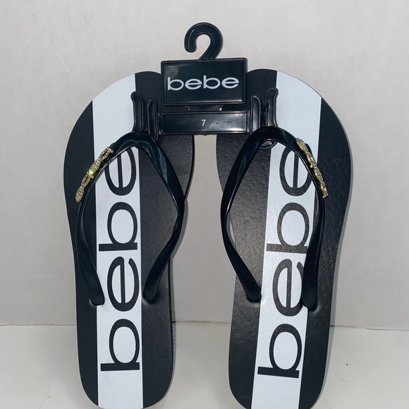 NWT Bebe Flip Flop  New - Picture 3 of 6